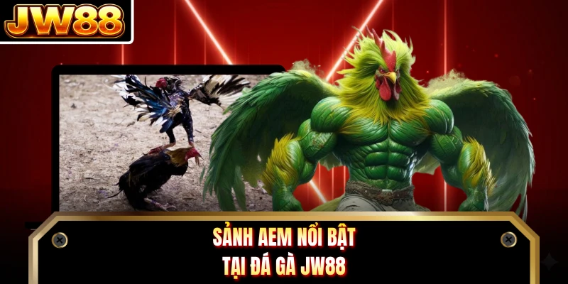 Sảnh AEM nổi bật tại đá gà JW88